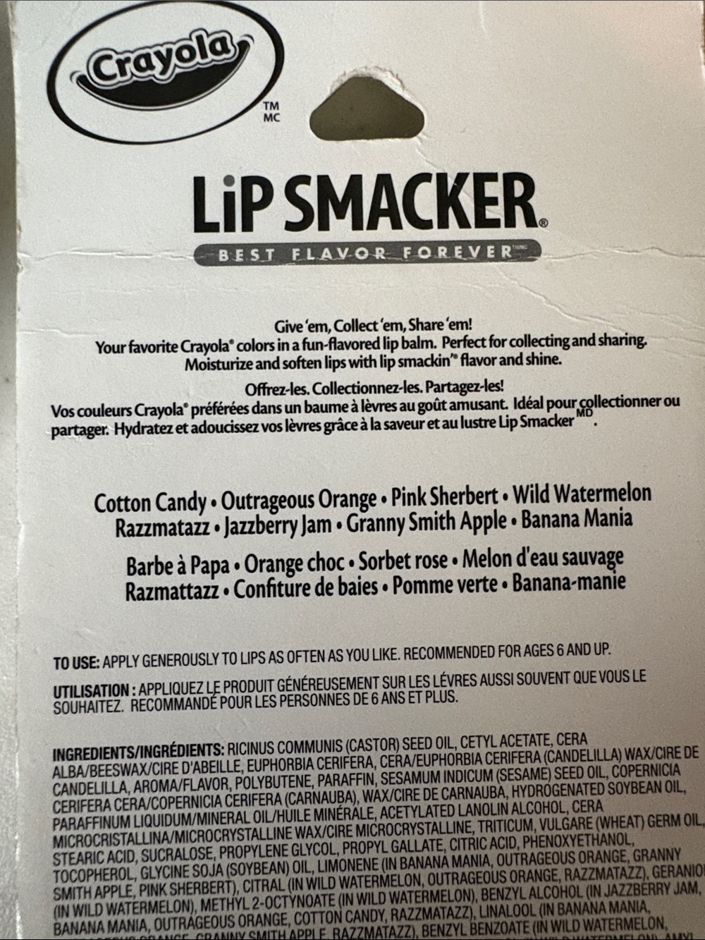 Crayola Lip Smacker 8-Pack in Pink, Orange, Green, Yellow - Picture 3 of 6